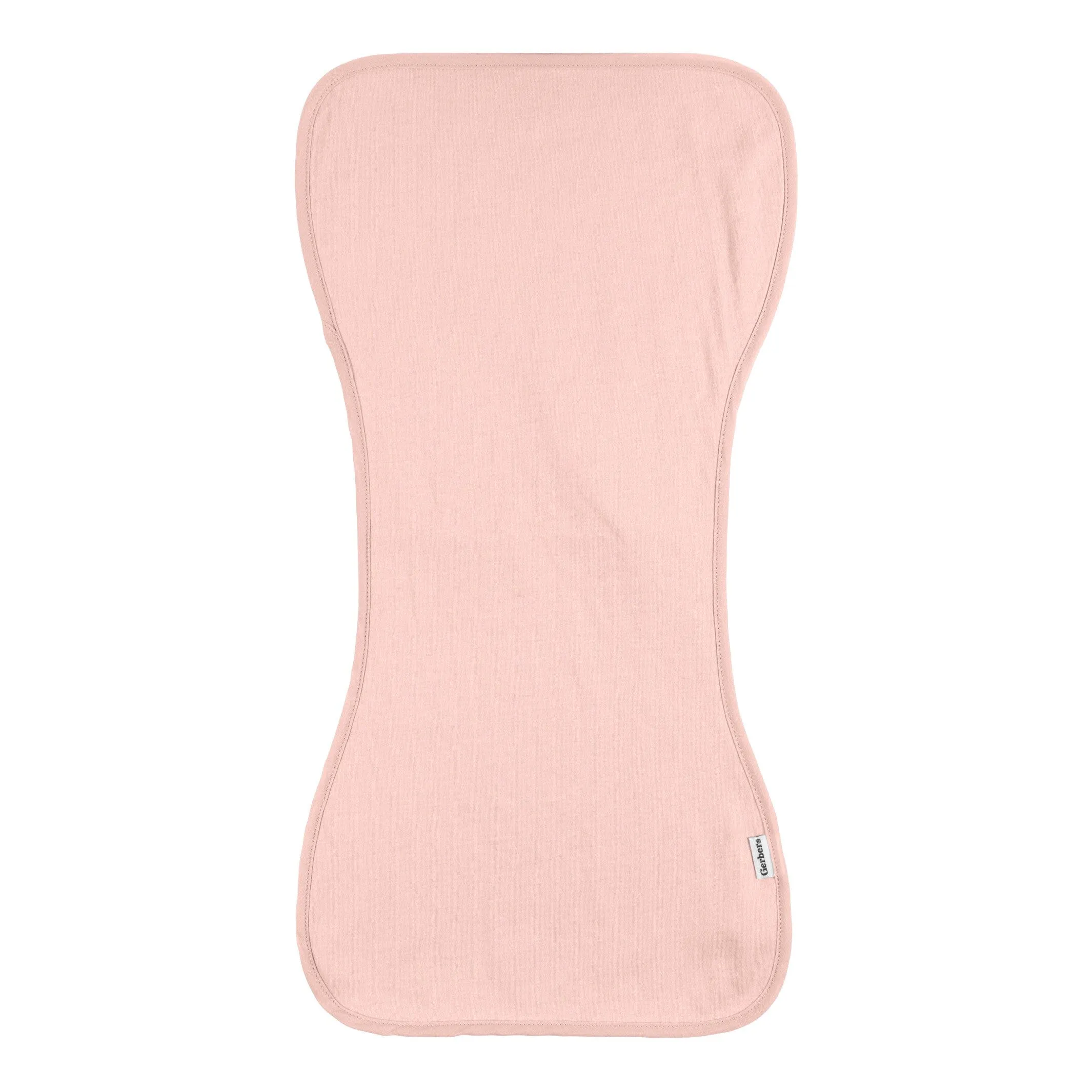 5-Pack Baby Girls Pink Plaid Jersey Burp Cloths