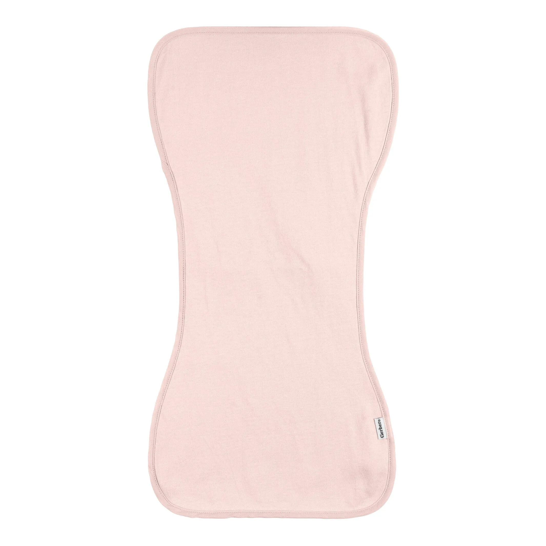 5-Pack Baby Girls Pink Plaid Jersey Burp Cloths