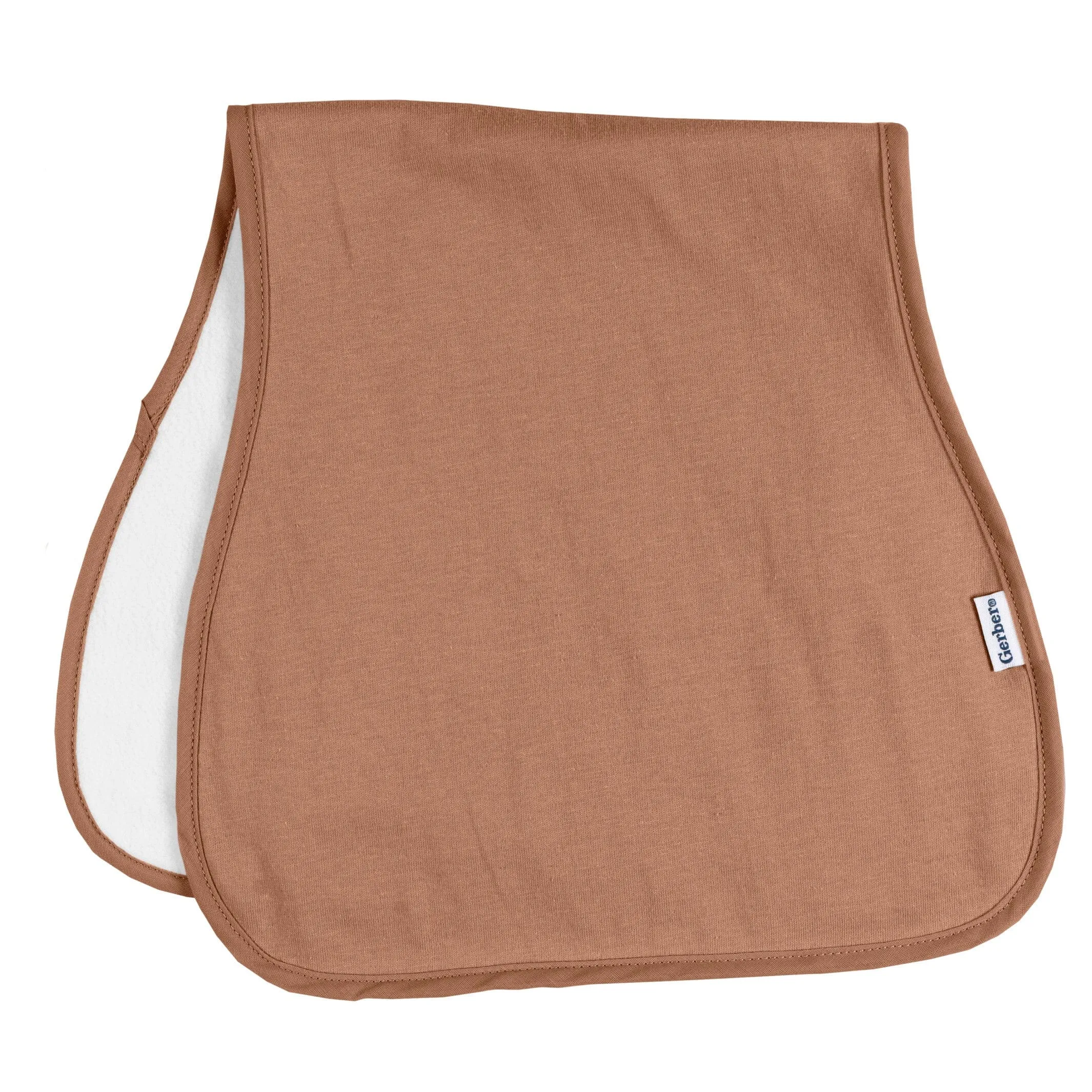5-Pack Baby Neutral Rust Suns & Rainbows Jersey Burp Cloths