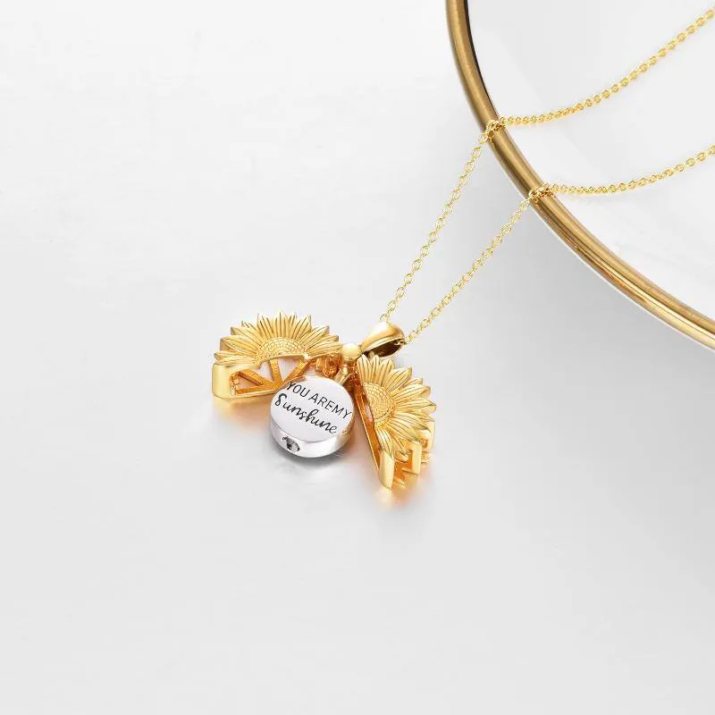 925 Silver You Are My Sunshine Pendant Necklace for Women Girls