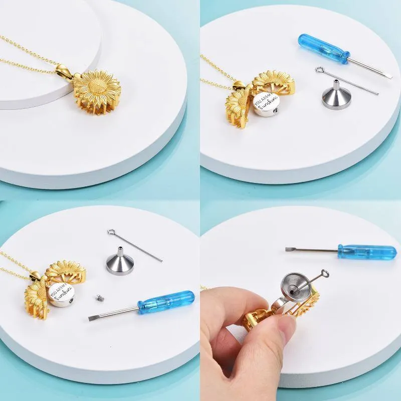 925 Silver You Are My Sunshine Pendant Necklace for Women Girls