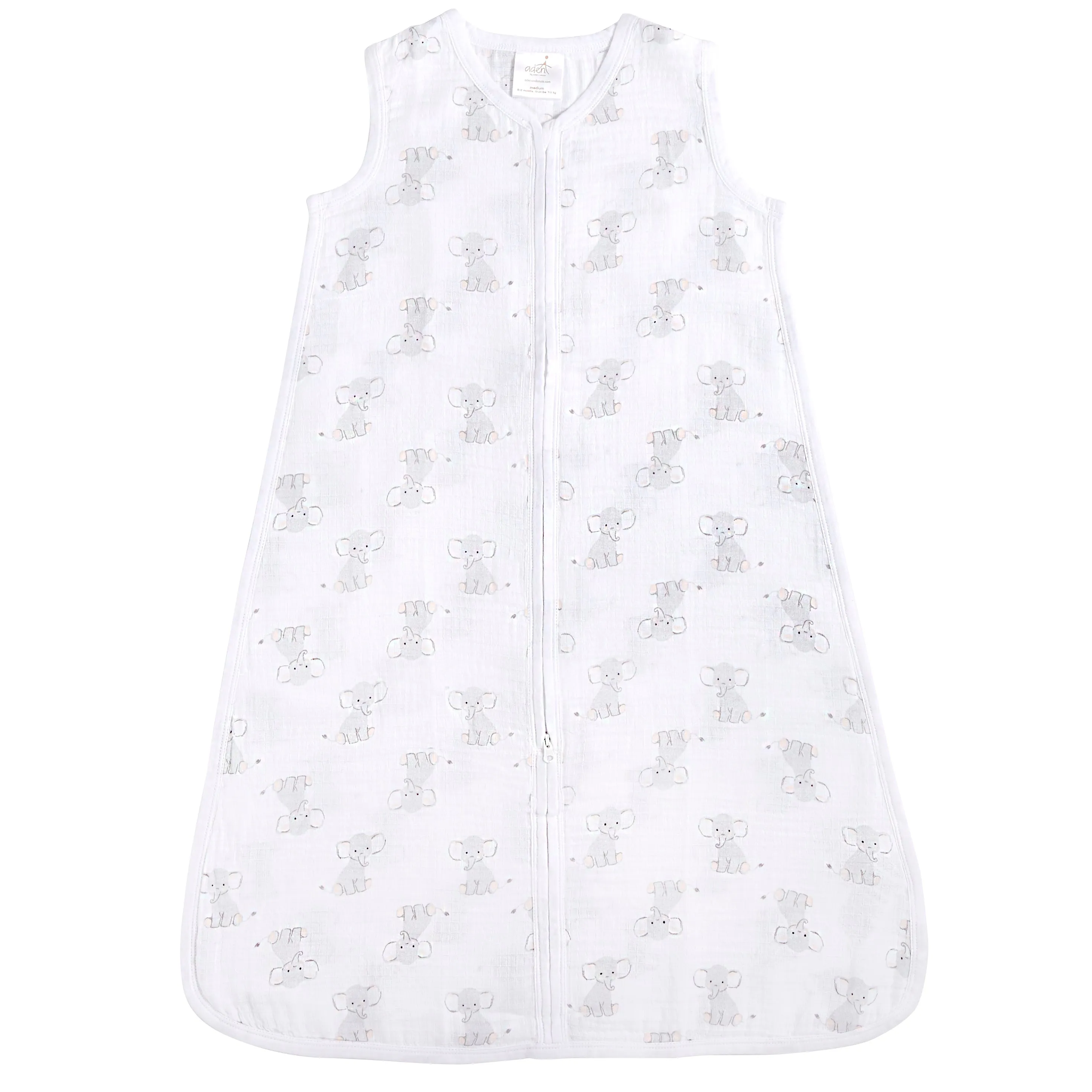 aden anais Safari Babes Elephant 1.0 TOG Sleeping Bag Grey (S, M, L)