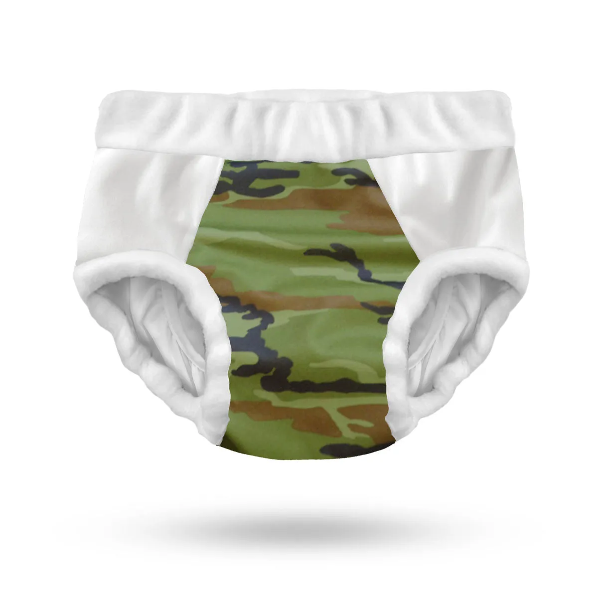 Adult Incontinence Diapers: Lounge Brief in Camo