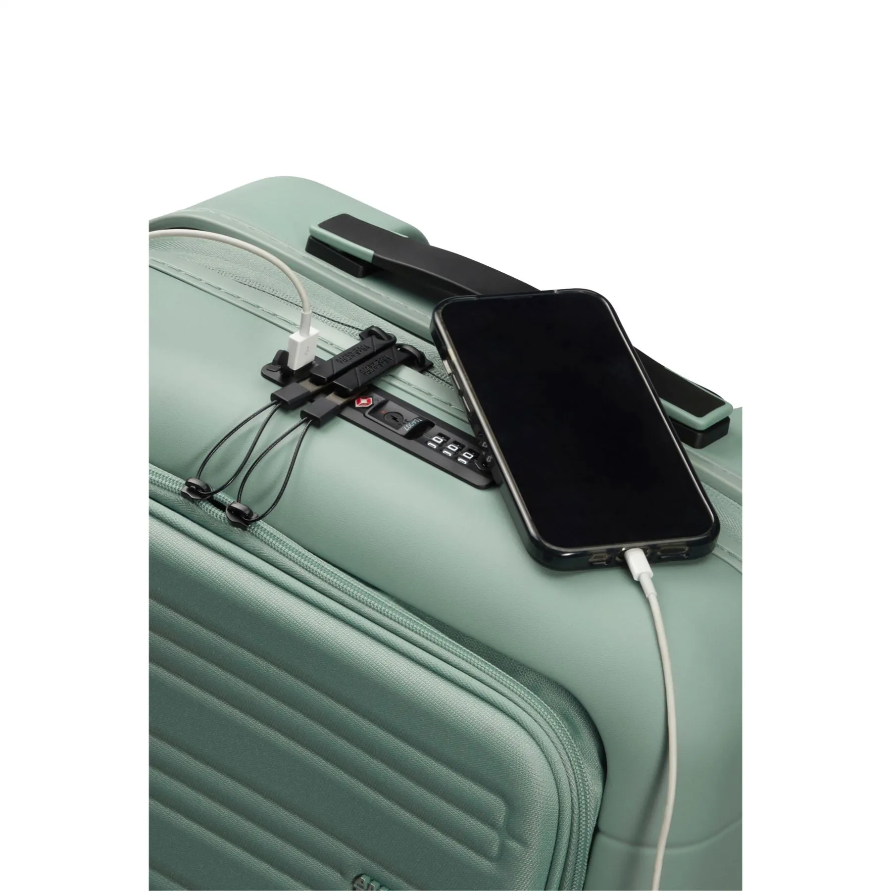 American Tourister Novastream Smart USB Port Cabin Suitcase