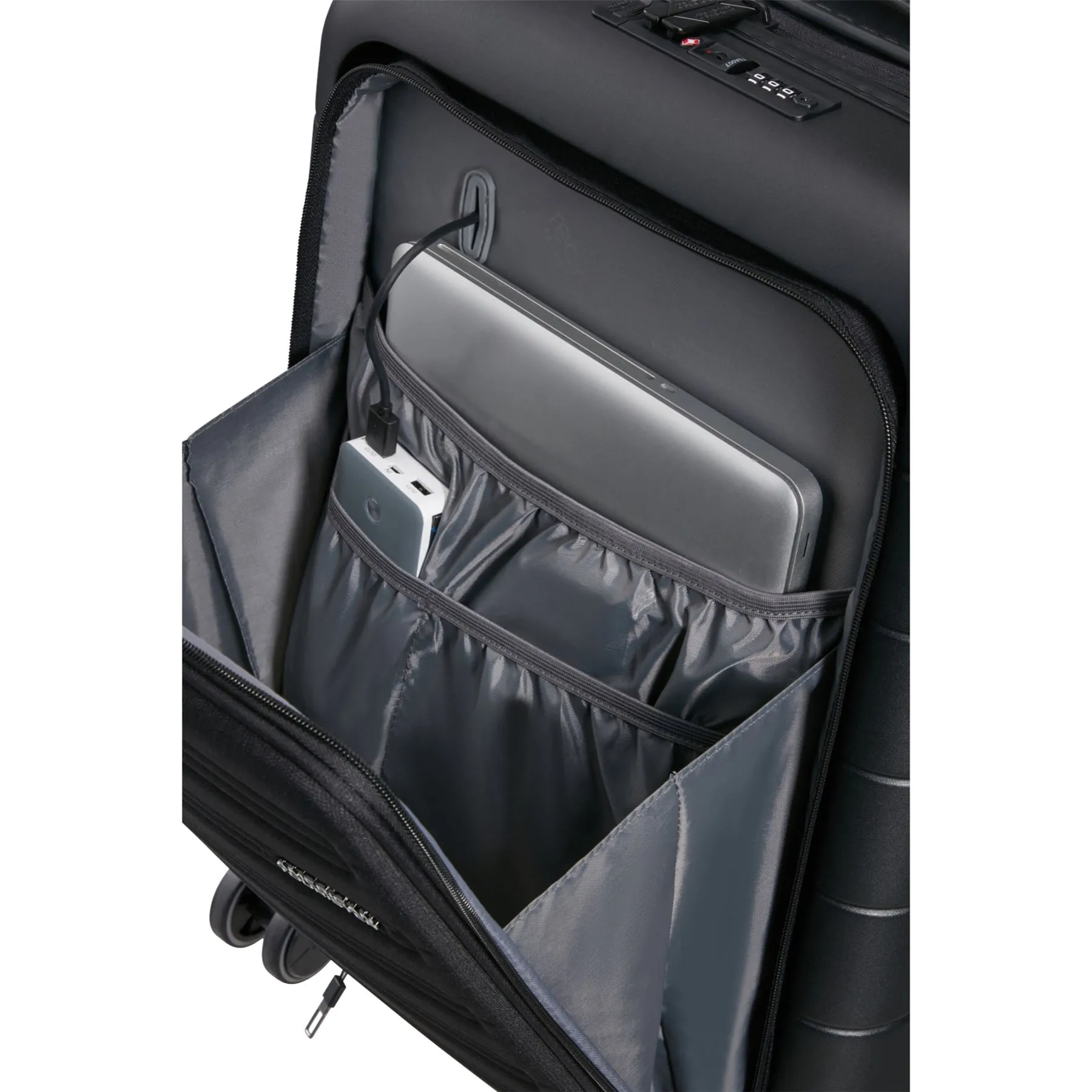 American Tourister Novastream Smart USB Port Cabin Suitcase