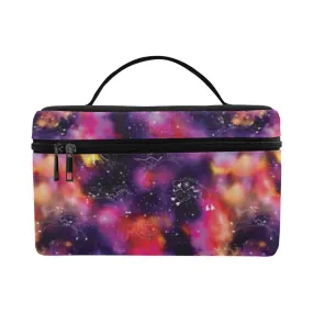 Animal Ancestors 9 Cosmic Swirl Purple and Red Cosmetic Bag/Large