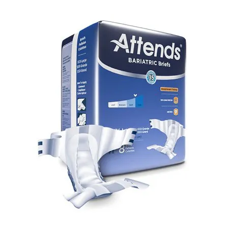 Attends DermaDry Bariatric Briefs 3XL