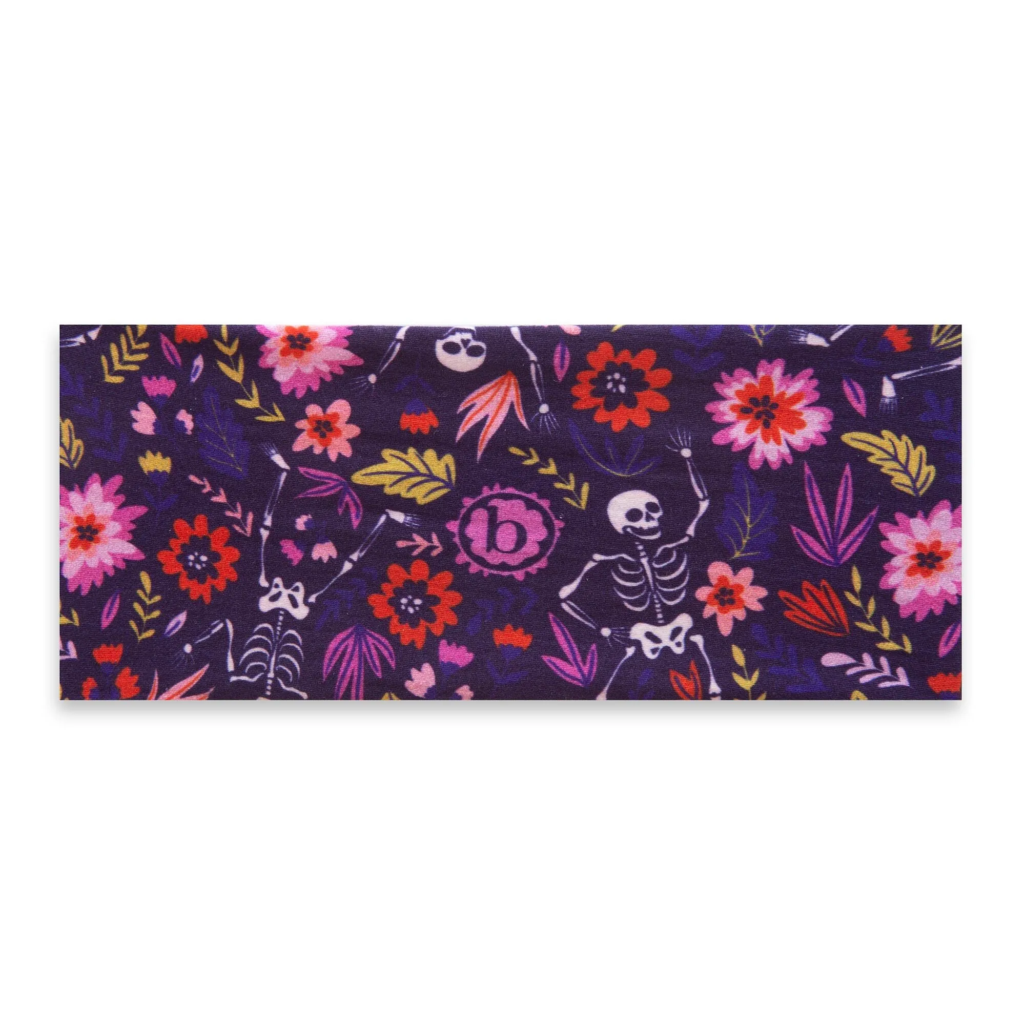 Baby Bling Bows PRINTED KNOT--DANCING SKELETON