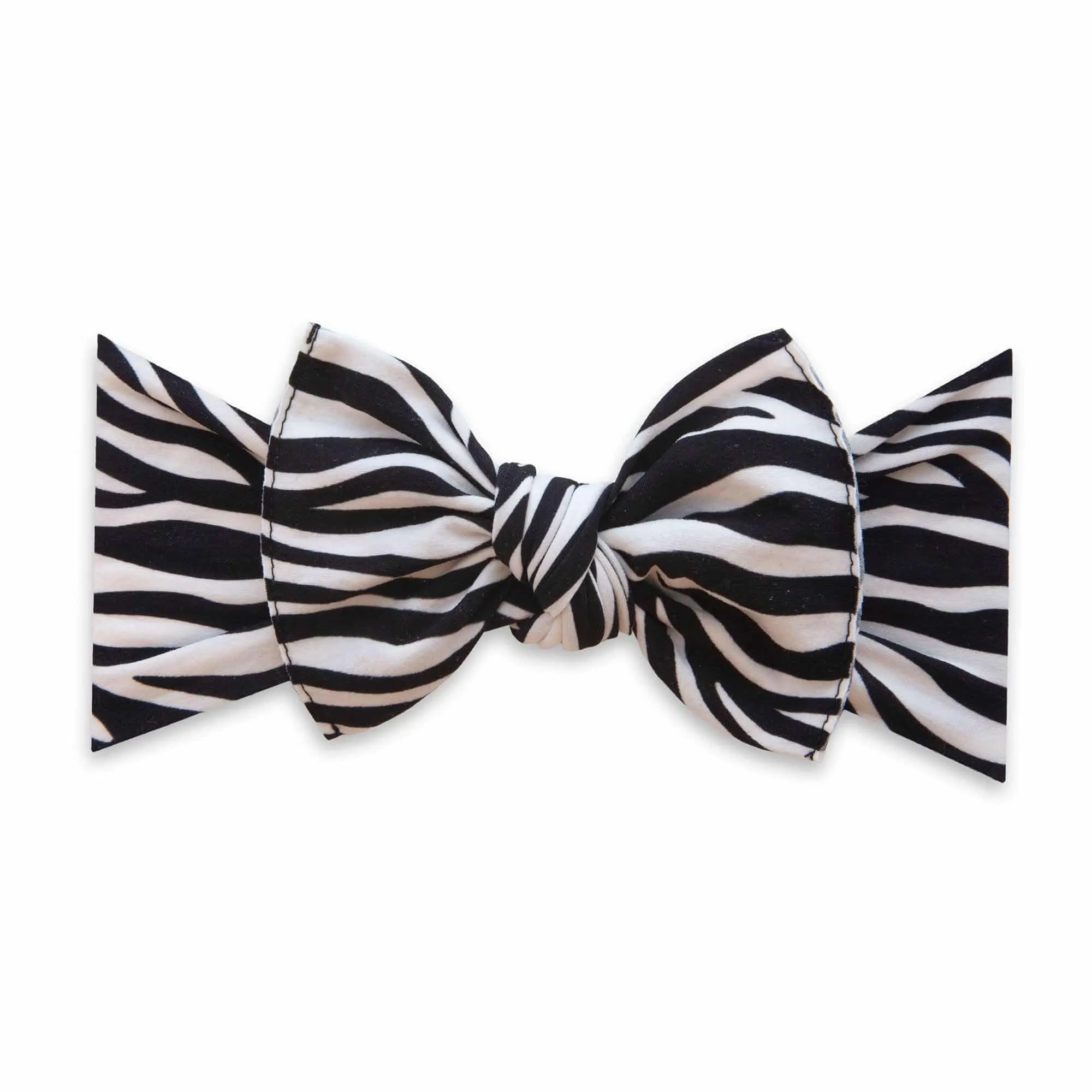 Baby Bling Bows PRINTED KNOT--ZEBRA