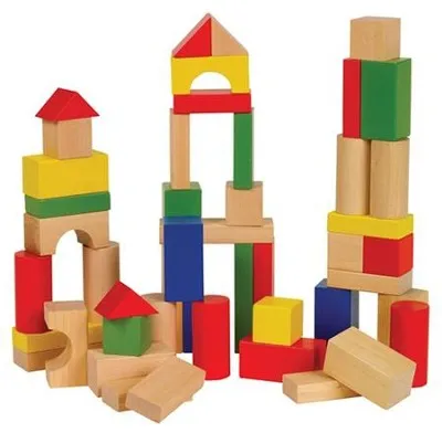 Bag O' Blocks- Natural/Color