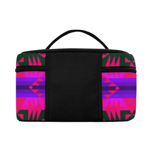 Between the Mountains Deep Lake Sunset Cosmetic Bag/Large