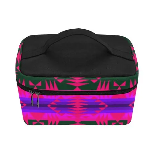 Between the Mountains Deep Lake Sunset Cosmetic Bag/Large