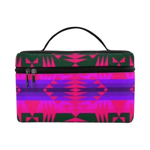 Between the Mountains Deep Lake Sunset Cosmetic Bag/Large