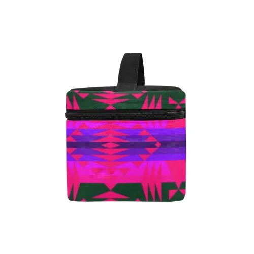 Between the Mountains Deep Lake Sunset Cosmetic Bag/Large