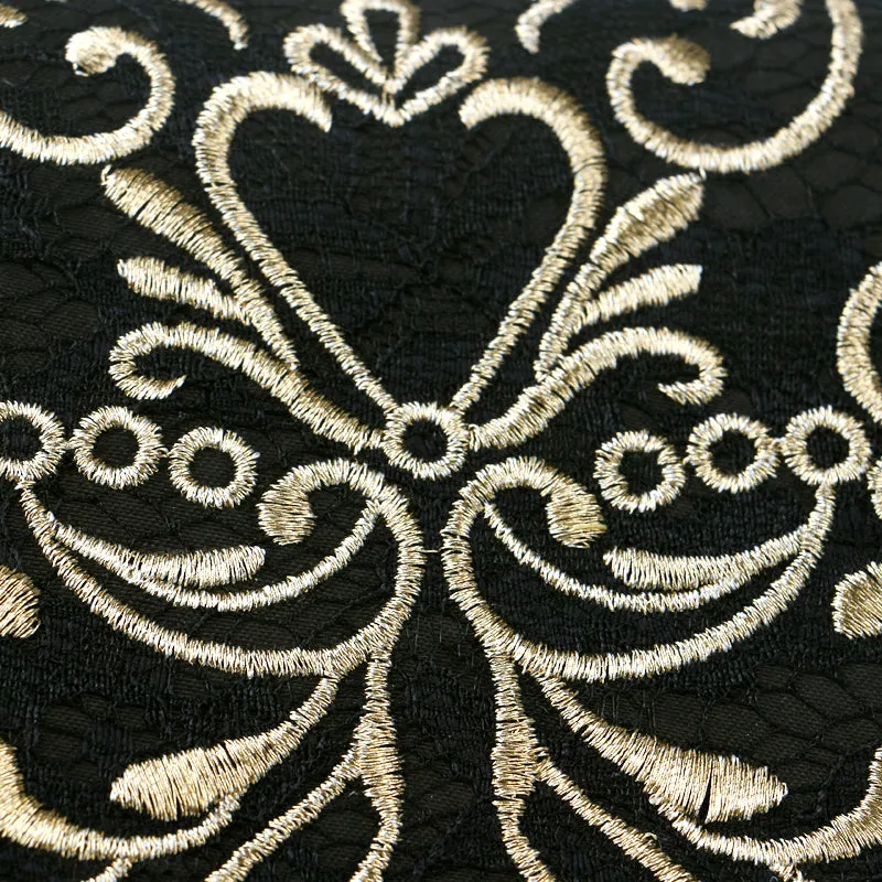 Black & Gold Clutch Bag