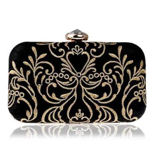 Black & Gold Clutch Bag