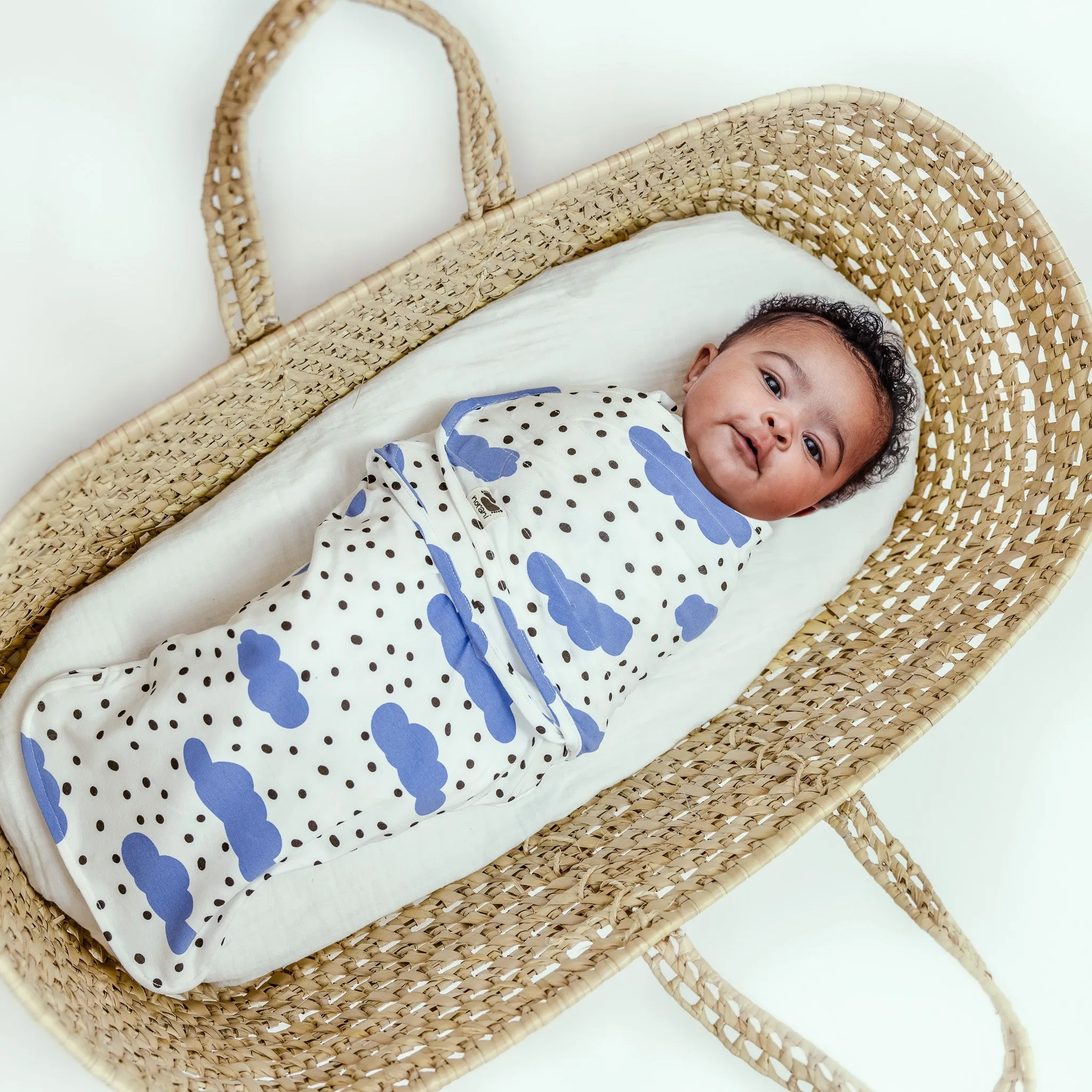 Blue Clouds Snugababe Swaddle™ Sleep Pod