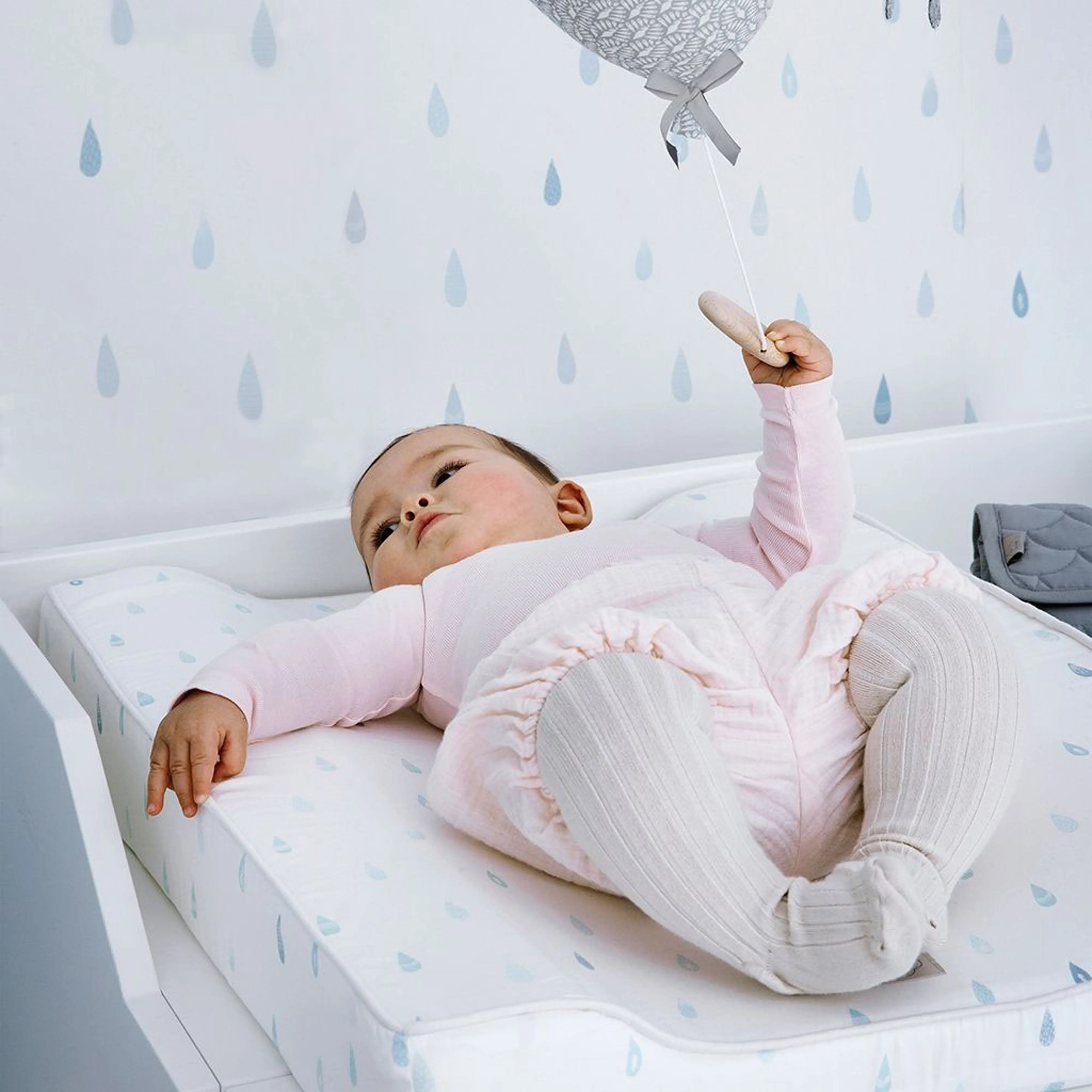 Cam Cam Copenhagen Changing Mat Quilted Charcoal