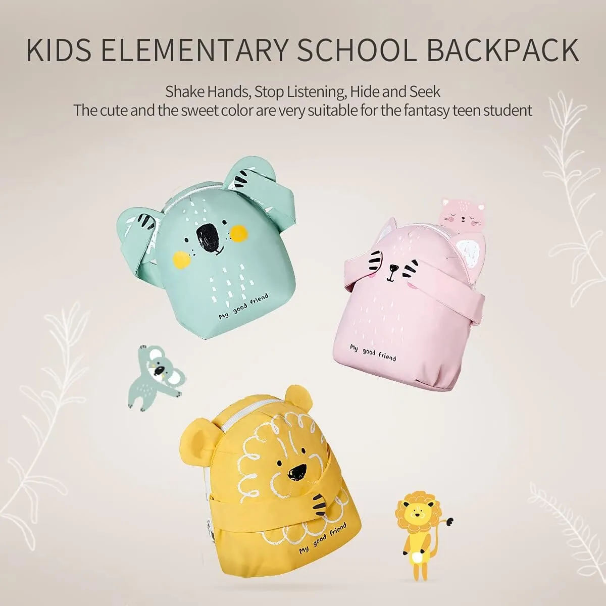 Children's Good Friend Series Backpack | Lion