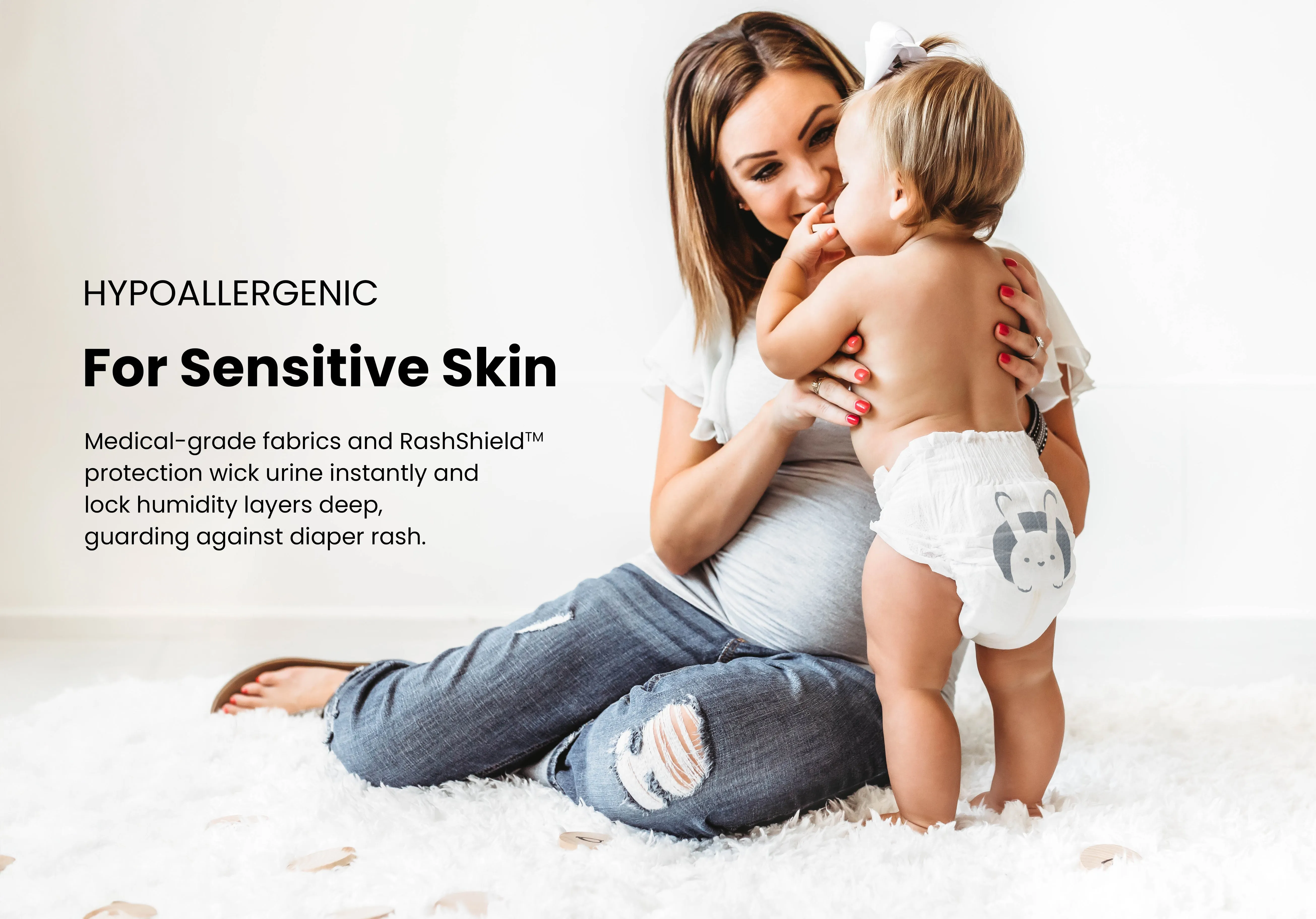 Clear Dry™ Natural Disposable Diapers (Size 1)