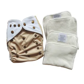 Cloth Diapers - Nature Collection - Single Diaper Set   Inserts