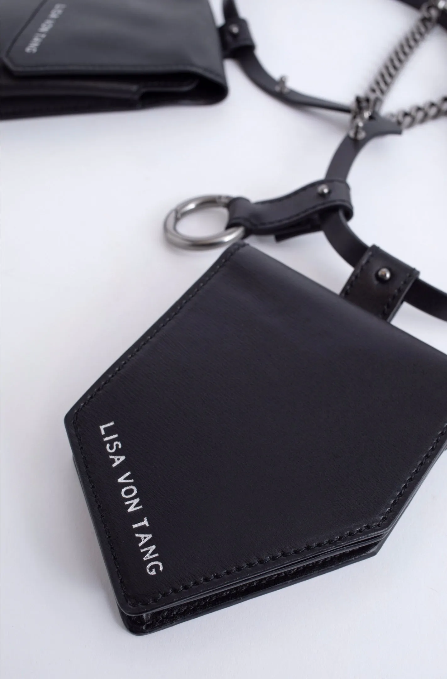 Corset Multi-Pouch Bag in Black