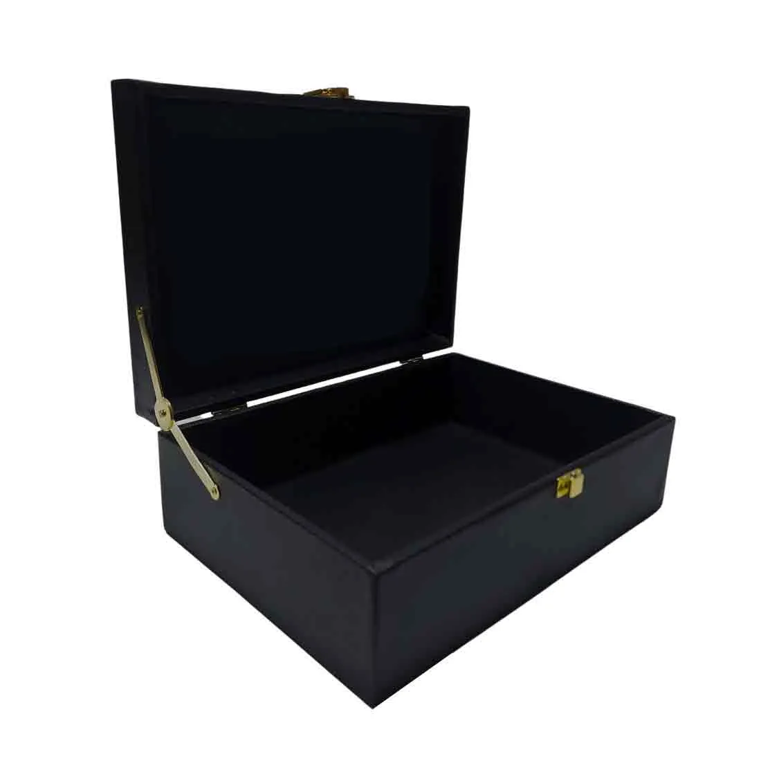 Custom Gift Boxes with Name Vegan Leather Box for Men Women - Add Name