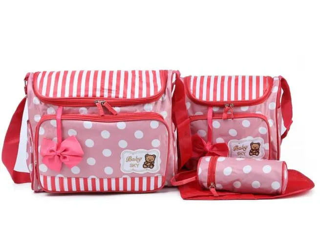DB3-Baby Sky Diaper Bag 4 Pcs Set