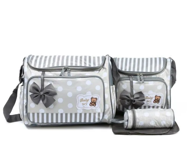 DB3-Baby Sky Diaper Bag 4 Pcs Set
