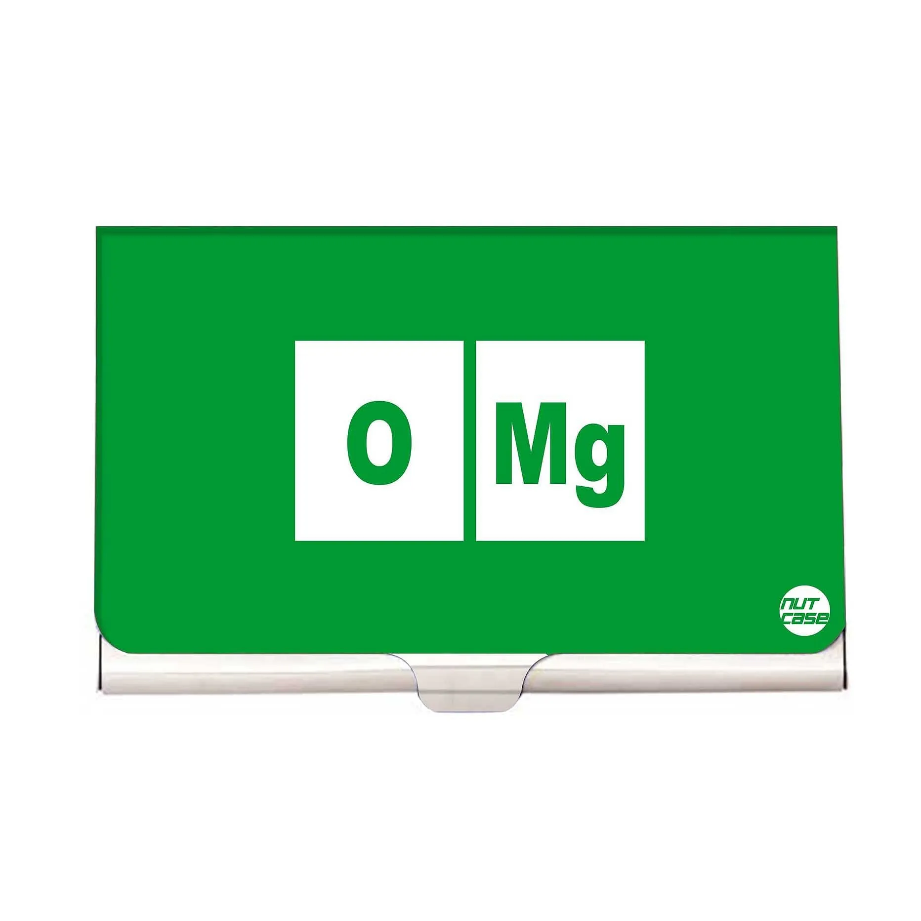 Designer Visiting Card Holder Nutcase - OMG Chemical Elements