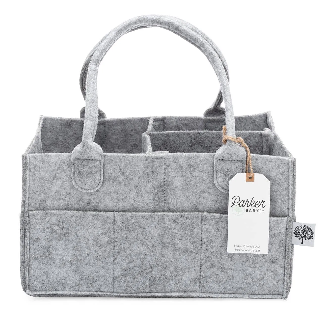 Diaper Caddy in Gray