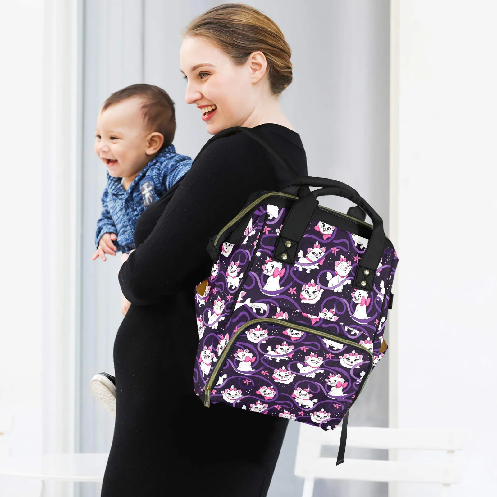 Disney Aristocats Marie Because I'm A Lady Multi-Function Diaper Bag