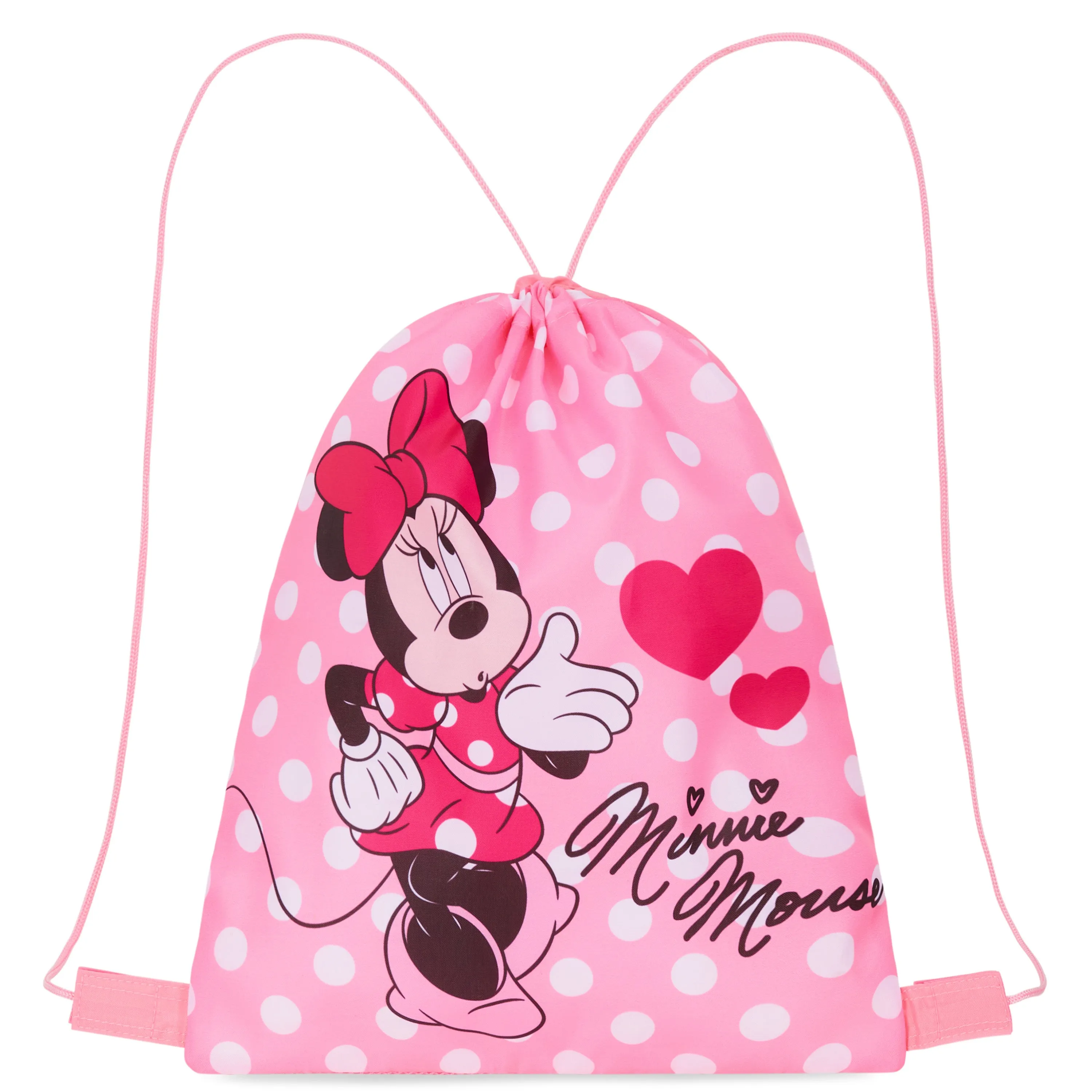 Disney Kids Drawstring Bags, 29 x 38cm Swimming Bag with Airflow Vent - Minnie