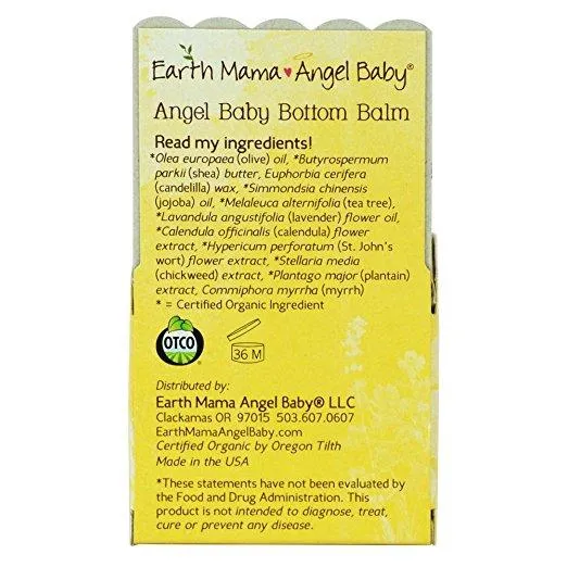 Earth Mama Angel Baby, Bottom Balm, 2 fl oz (60 ml)