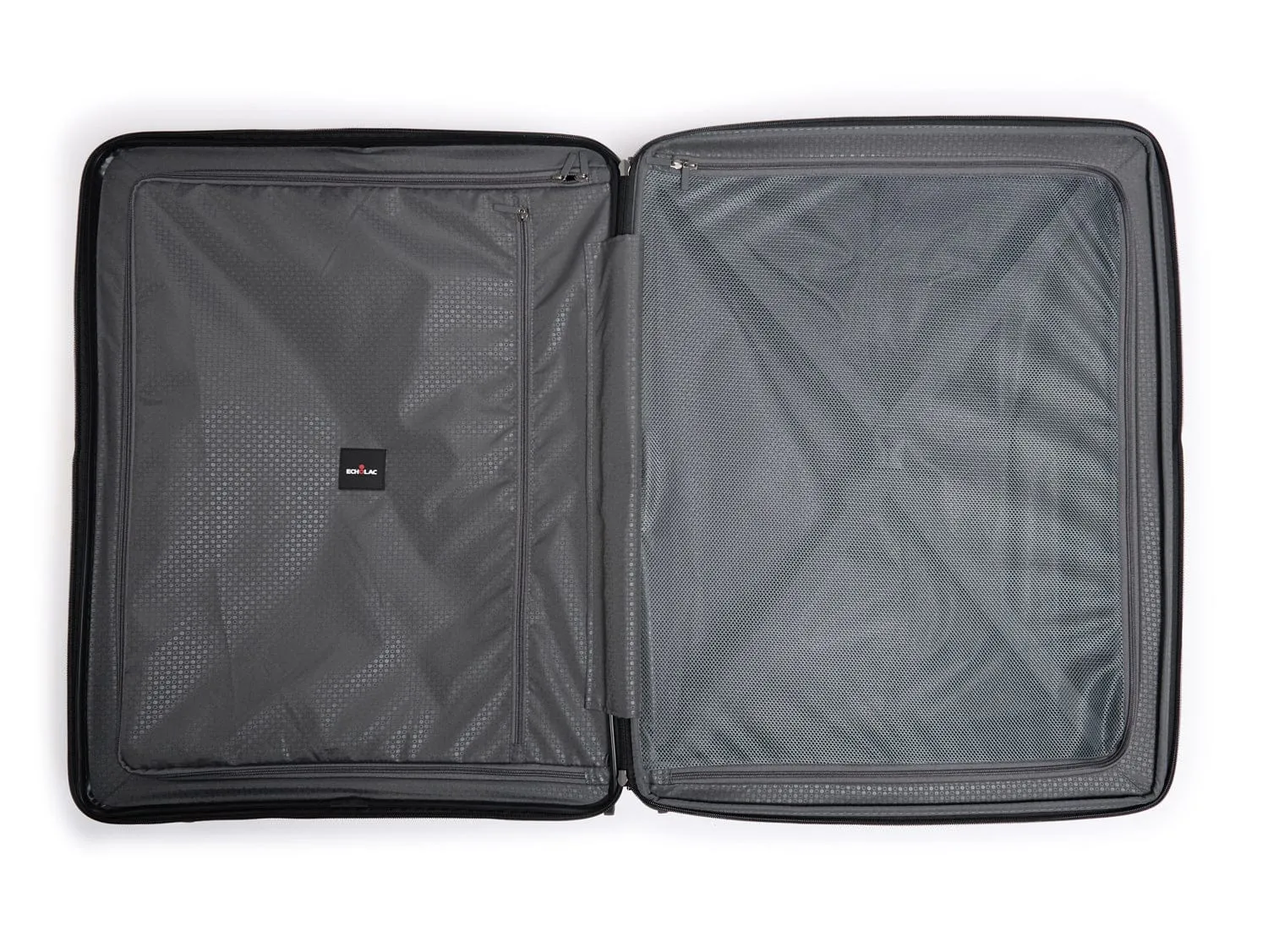 Echolac Forza 75cm Hardcase Expandable 4 Double Wheel Cabin Luggage Trolley Black - PPW005 28 Black
