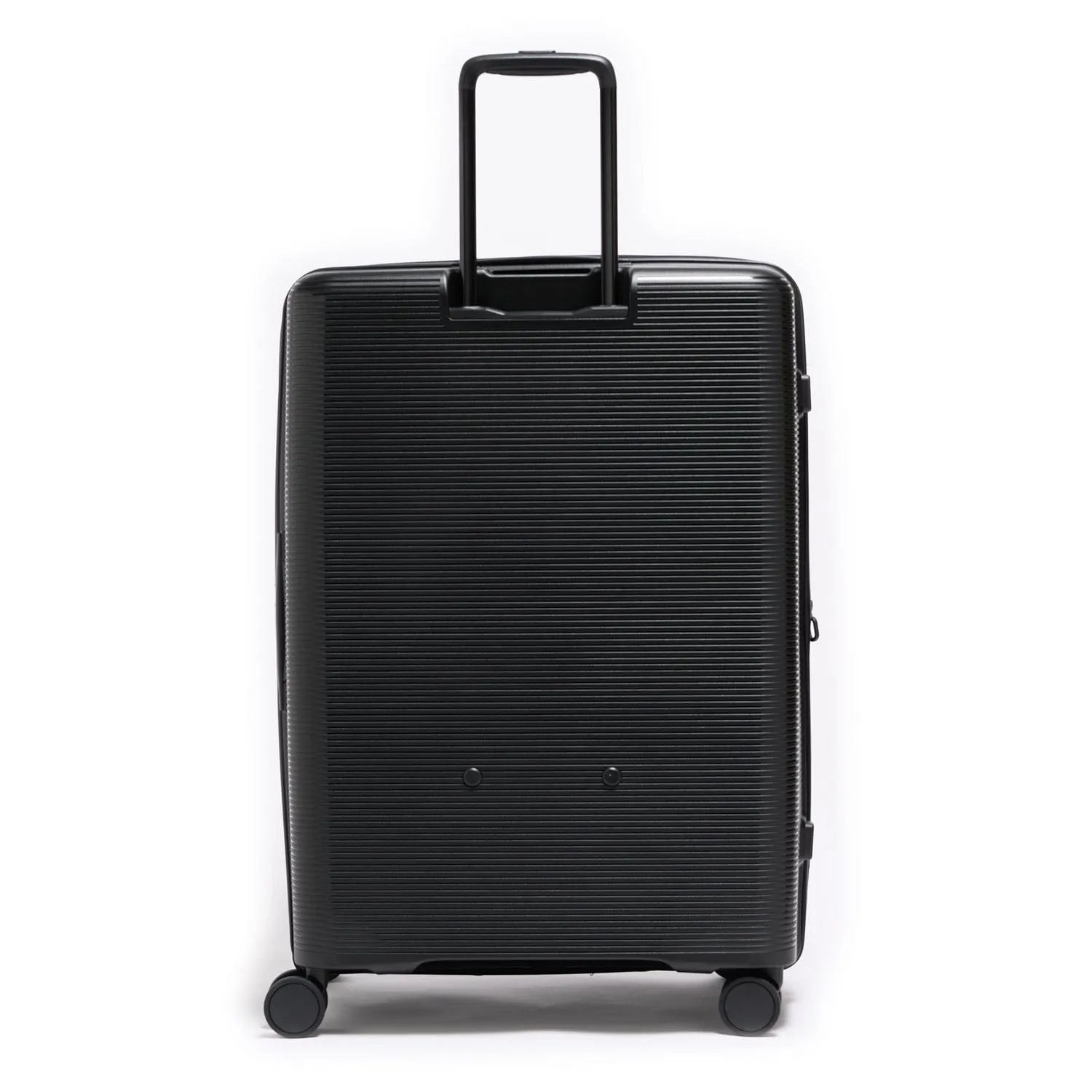 Echolac Forza 75cm Hardcase Expandable 4 Double Wheel Cabin Luggage Trolley Black - PPW005 28 Black