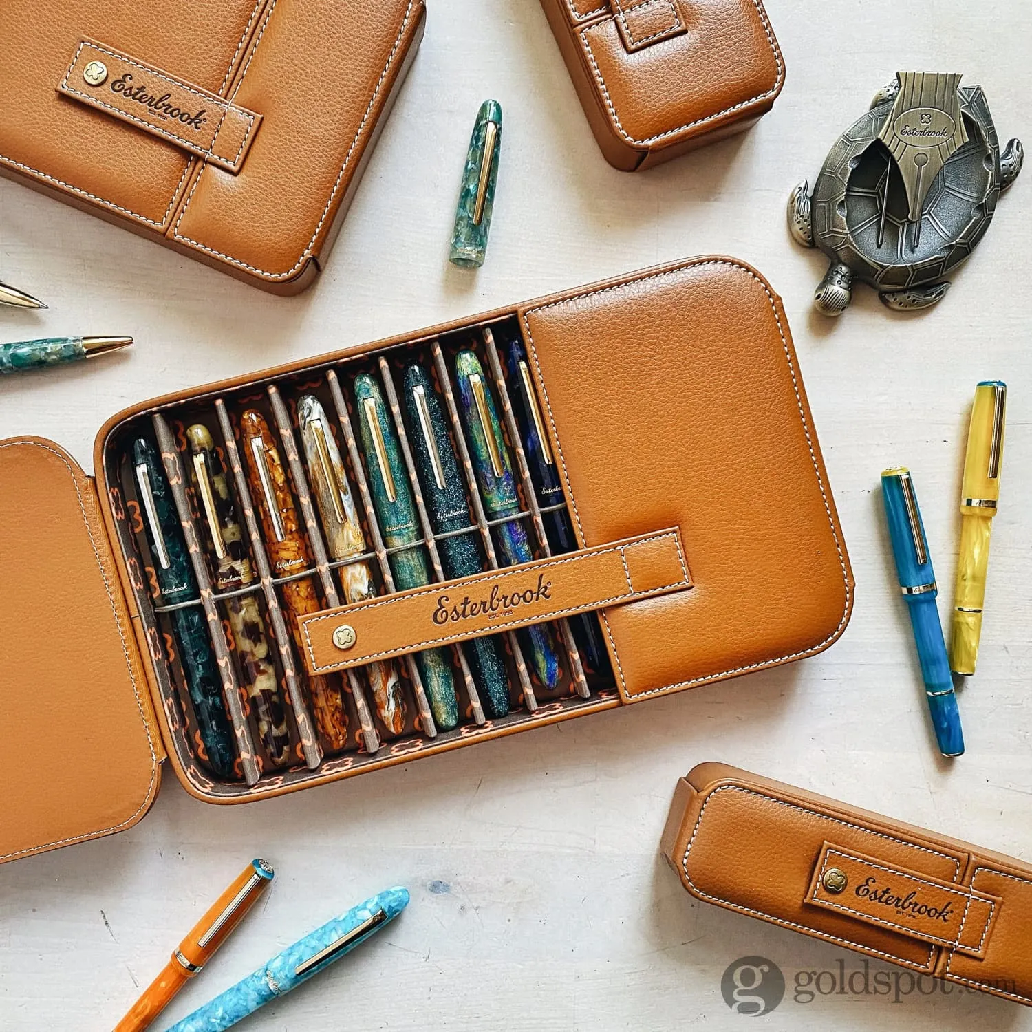 Esterbrook Single Pen Nook Case in British Tan