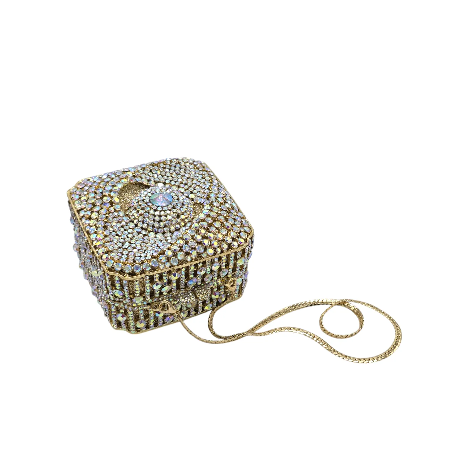 Eye Box Shaped Clutch