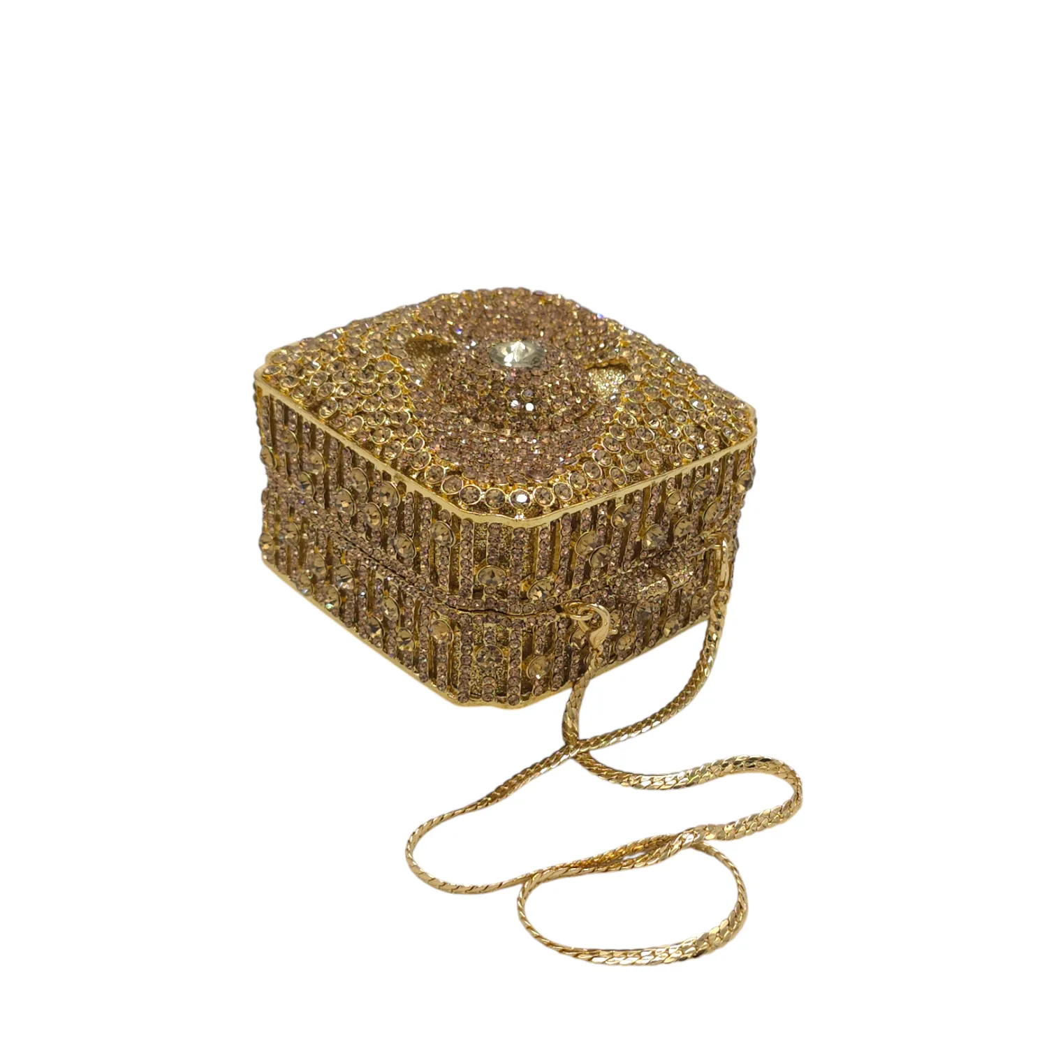 Eye Box Shaped Clutch