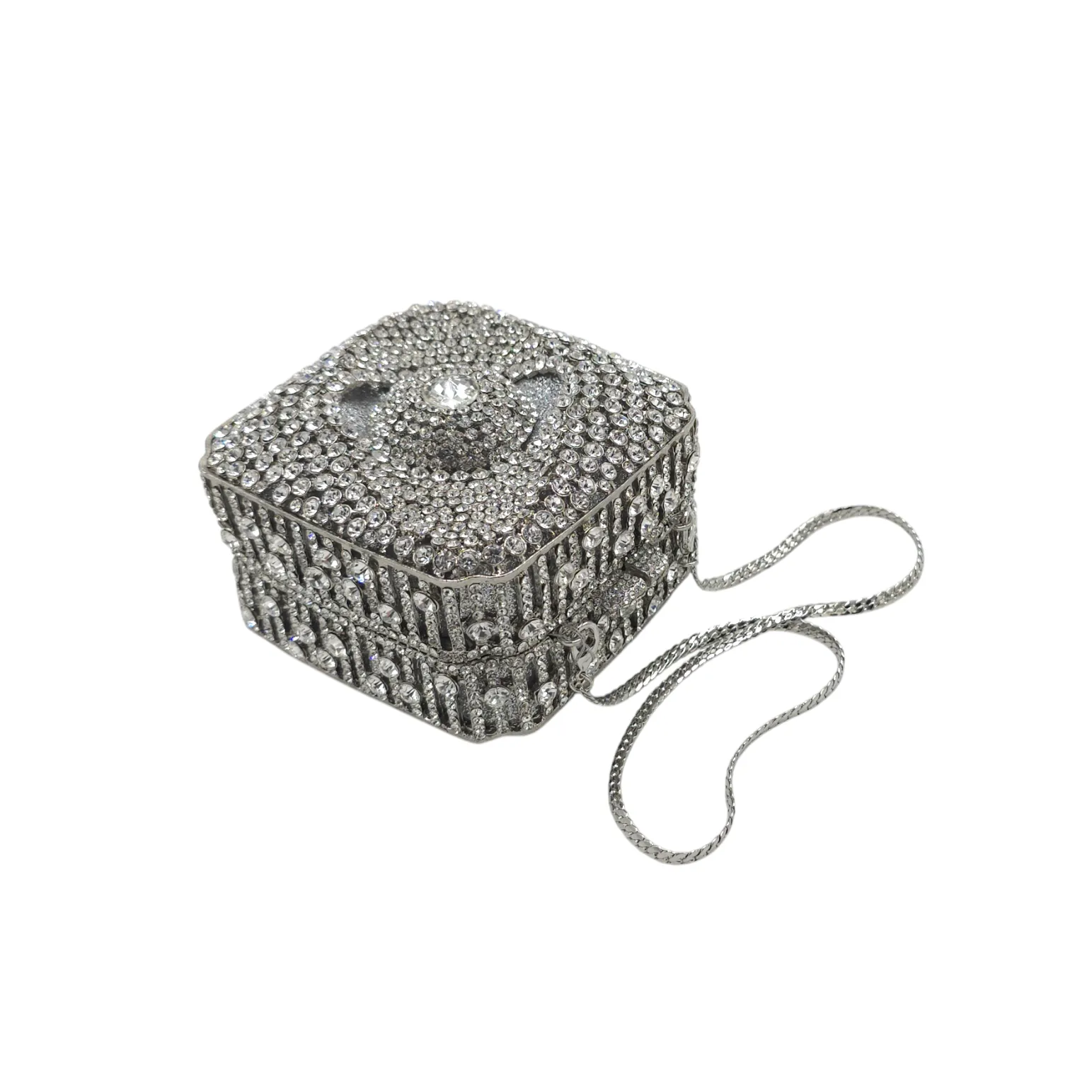 Eye Box Shaped Clutch