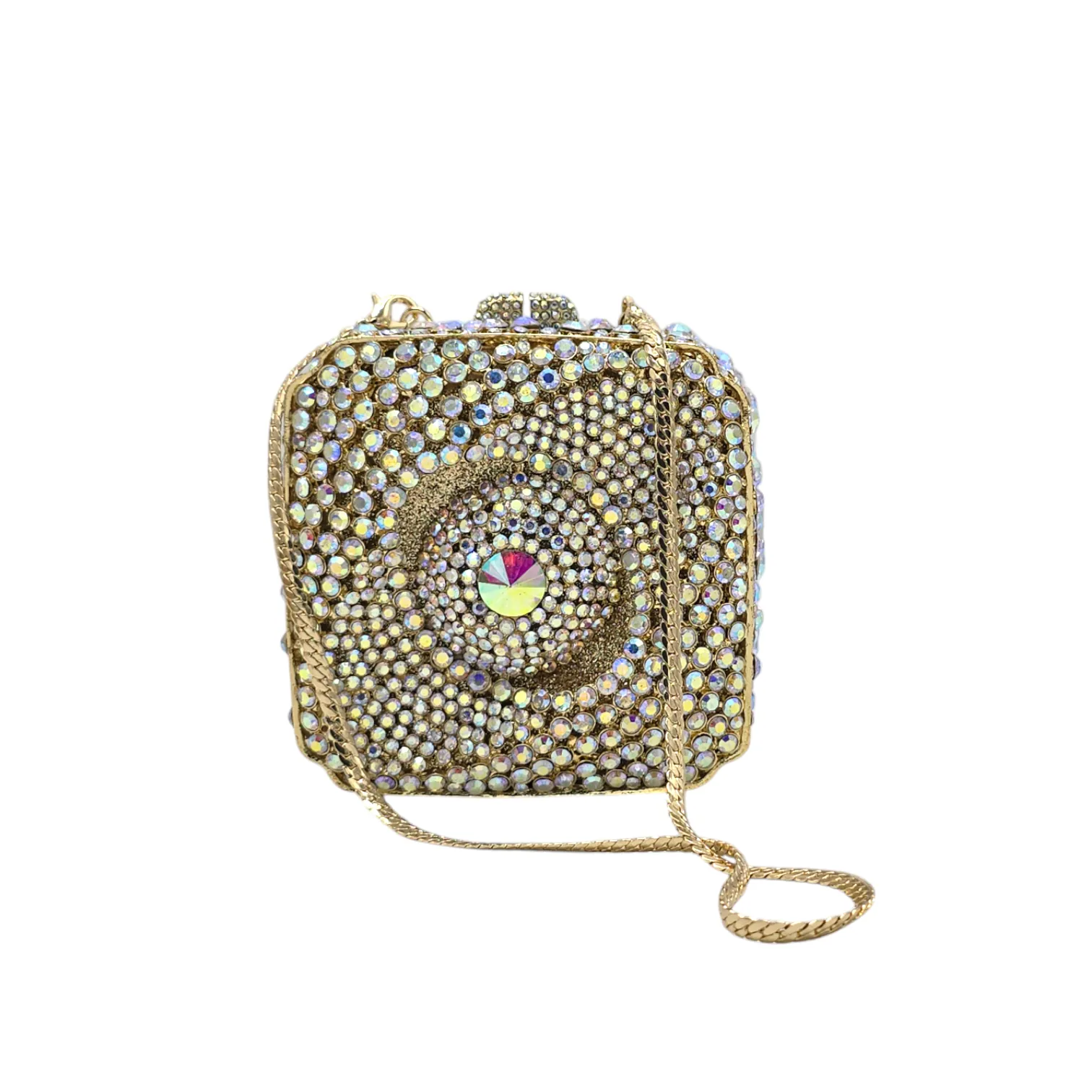 Eye Box Shaped Clutch