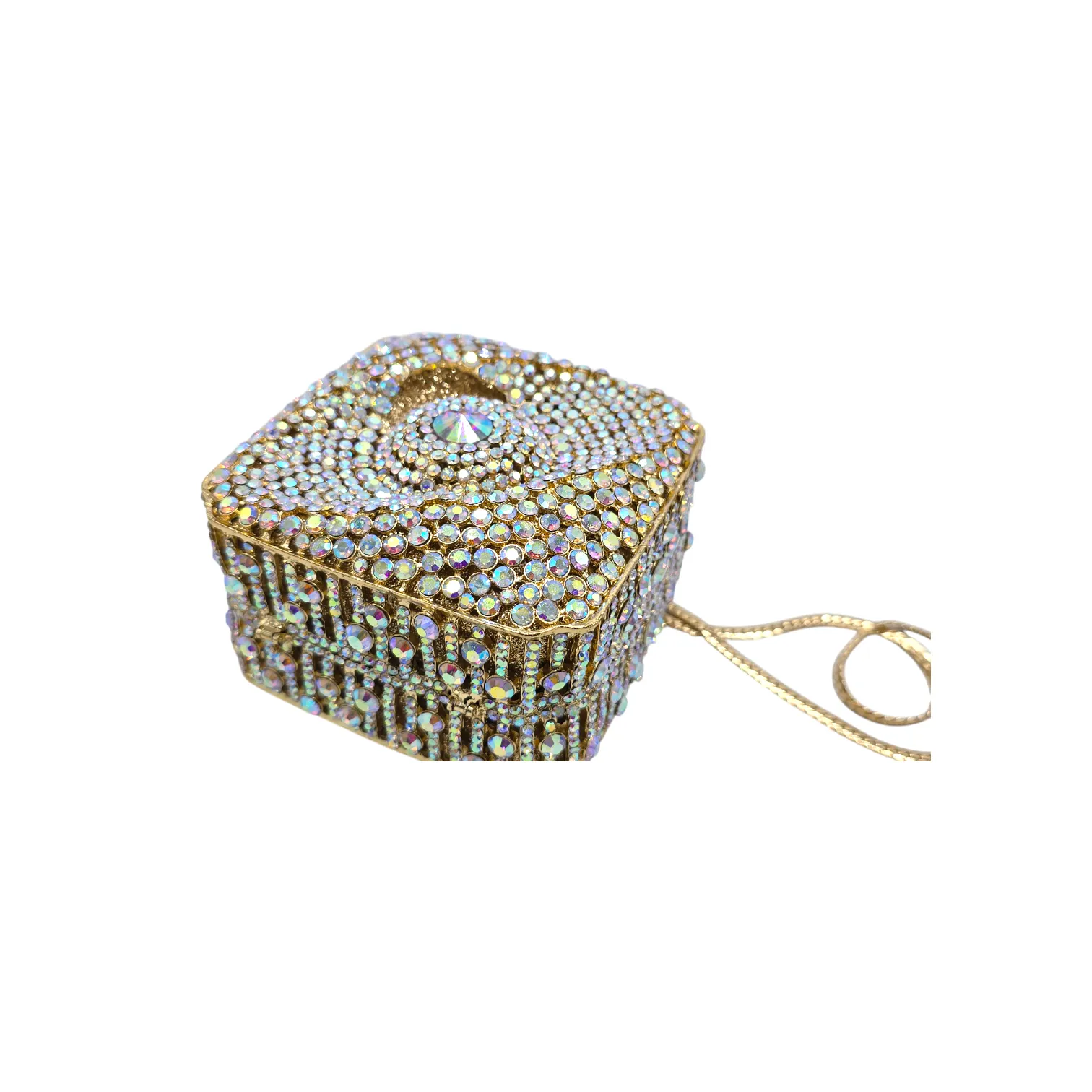 Eye Box Shaped Clutch