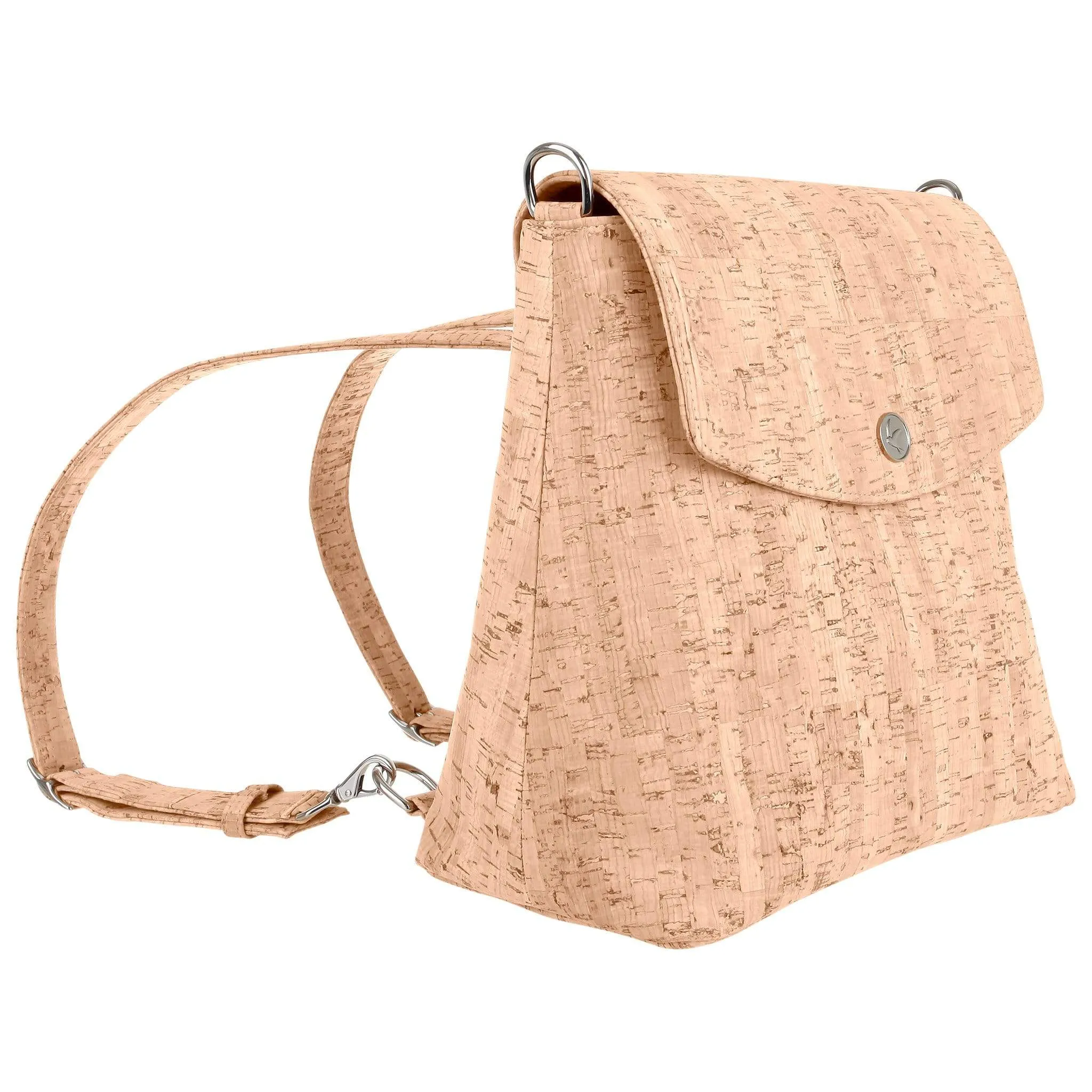 Gemma Vegan Backpack | Natural Cork