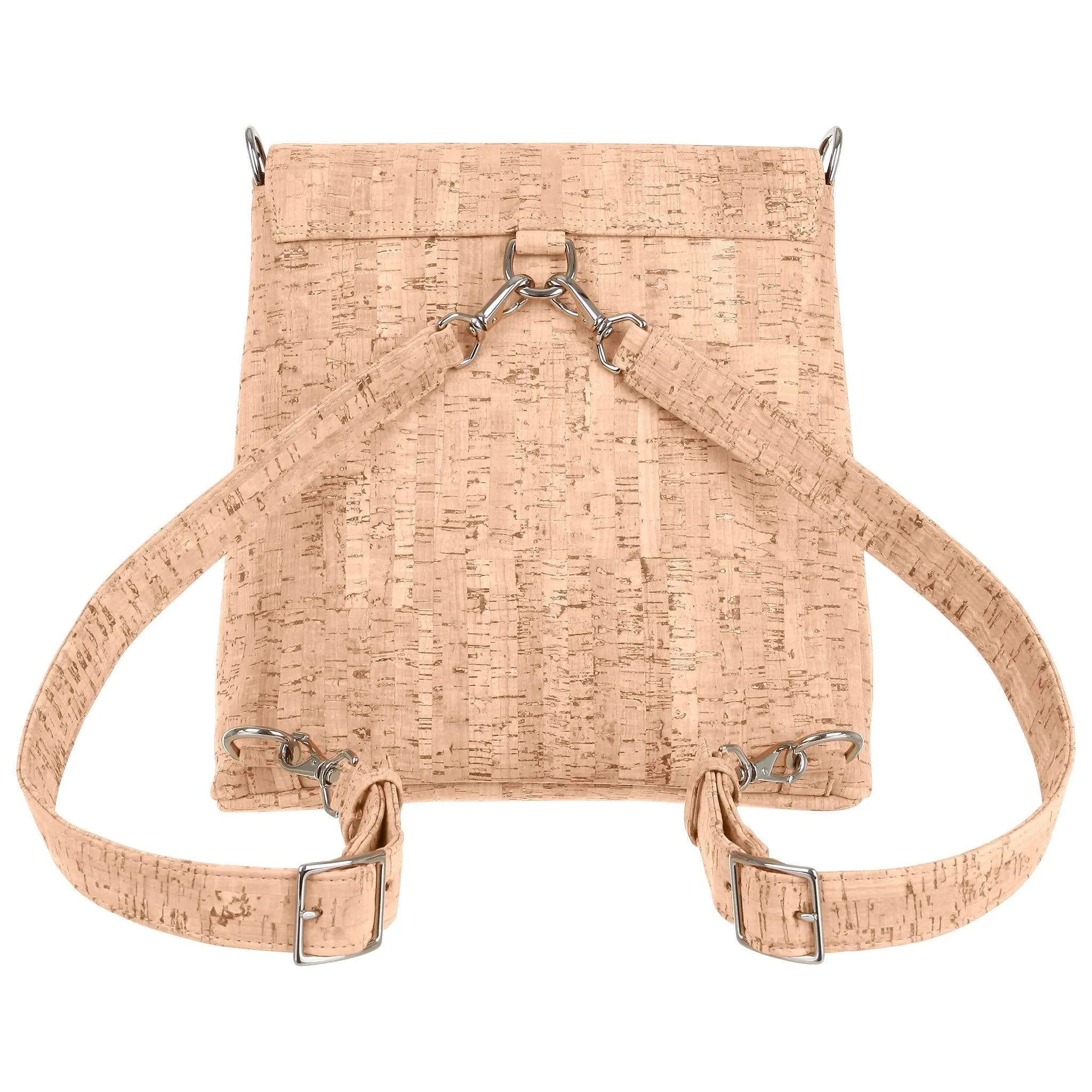 Gemma Vegan Backpack | Natural Cork