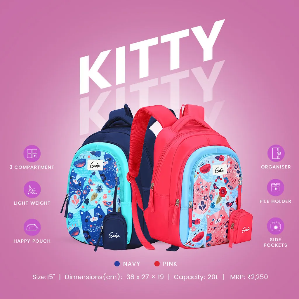 Genie Kitty 15 Inch Backpack