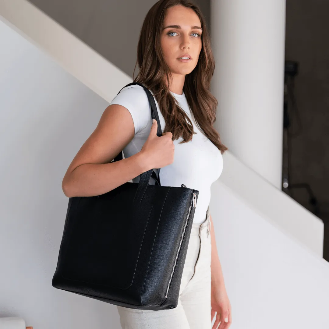 Ida Tote   Organiser (Vegan) Black