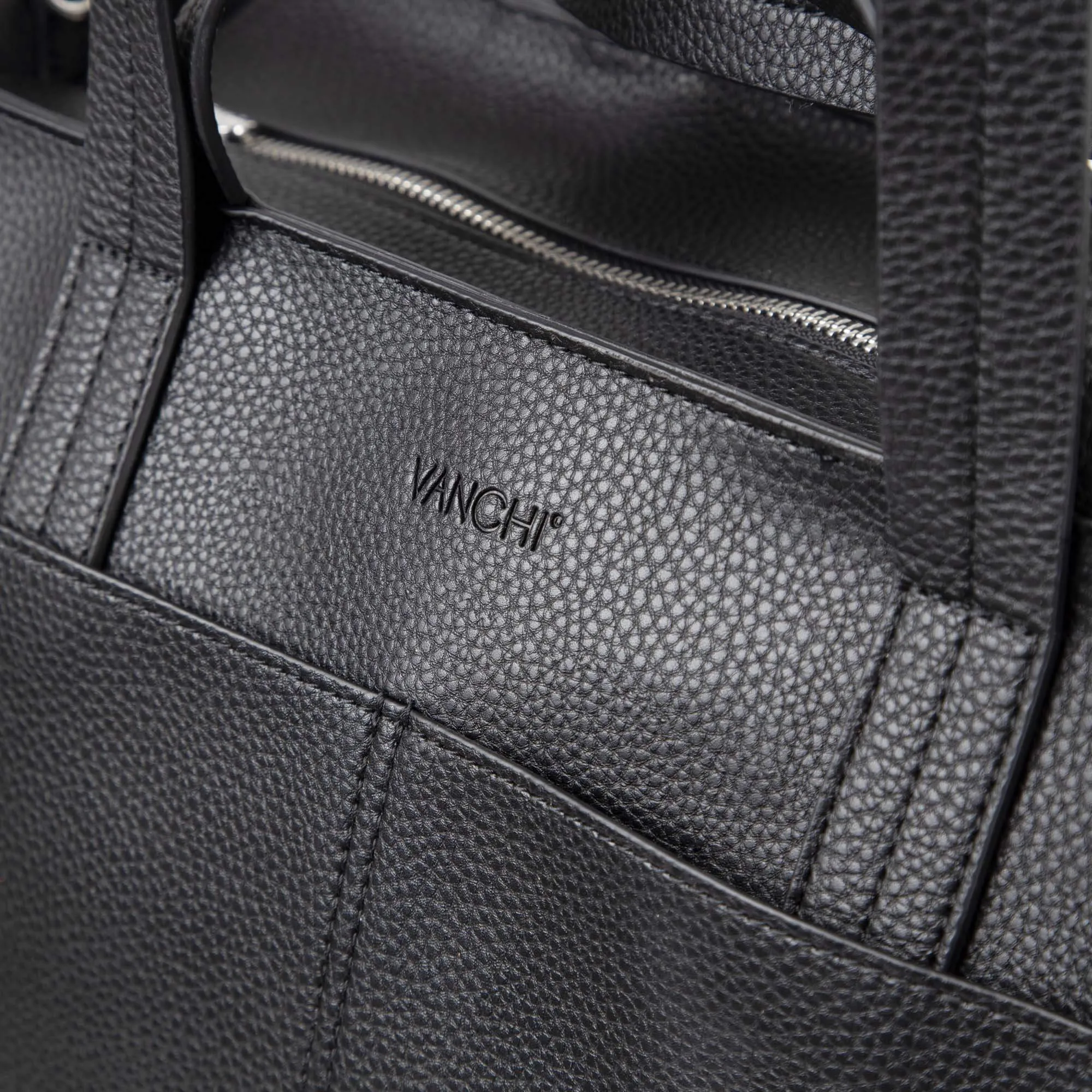 Ida Tote   Organiser (Vegan) Black