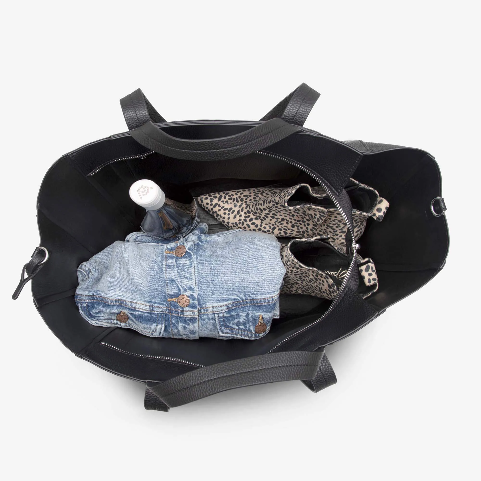 Ida Tote   Organiser (Vegan) Black