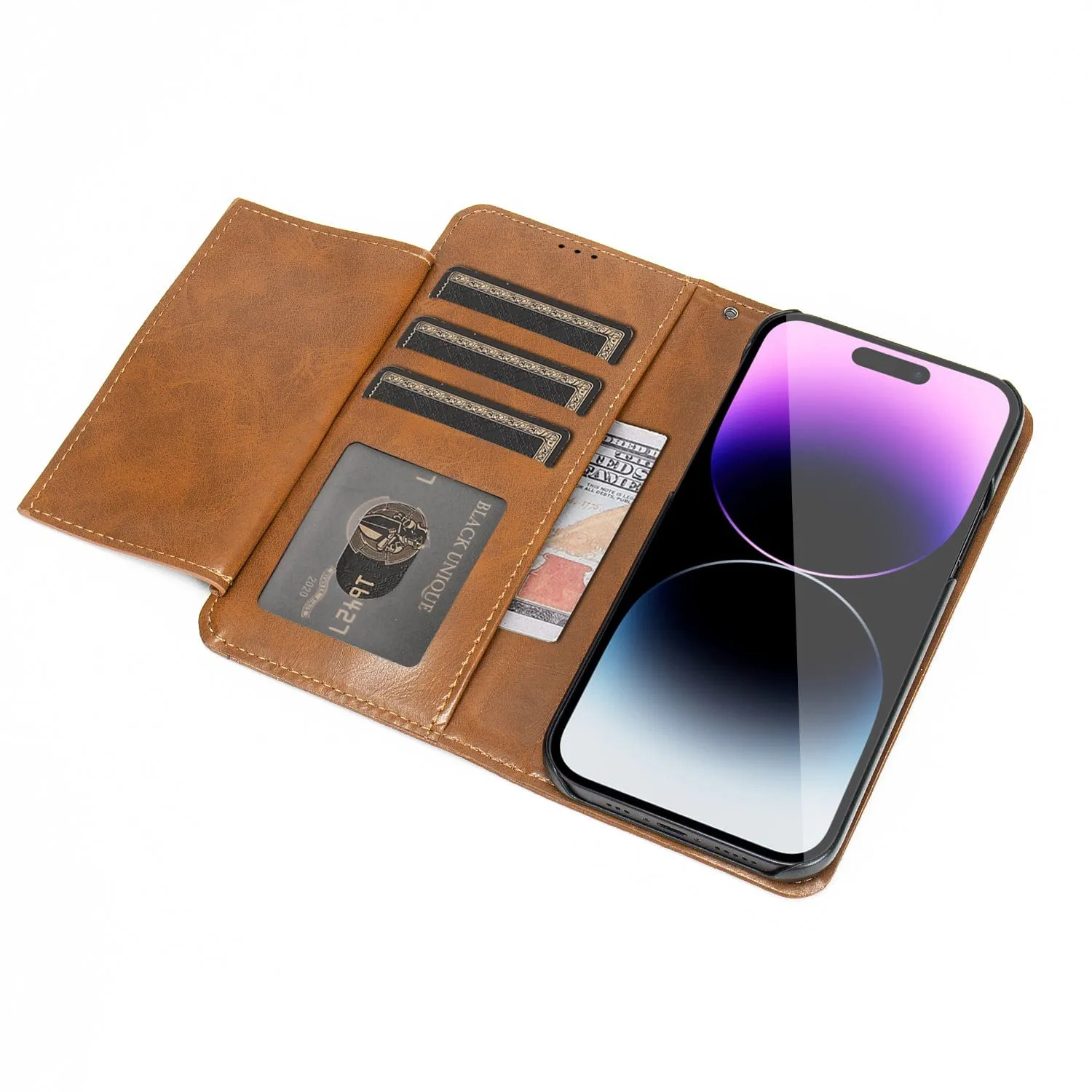 Indy Series Leather Wallet Case - iPhone 14 Pro - CP00354 CP00355