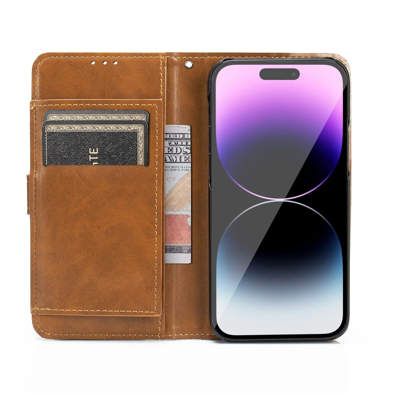 Indy Series Leather Wallet Case - iPhone 14 Pro - CP00354 CP00355